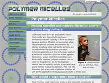 Tablet Screenshot of polymermicelles.com